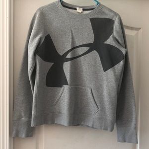 Under Armor sweatshirt.